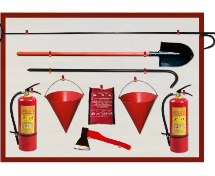 Пожарные щиты и инвентарь