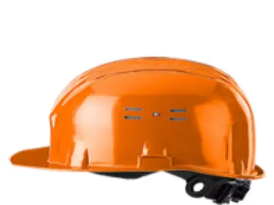Каска защитная (оранжевая)/храповик