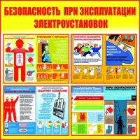 Стенд Безопасность при эксплуатации электроустановок