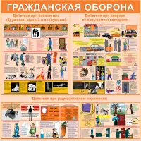 Стенд Гражданская оборона