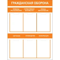 Стенд Гражданская оборона