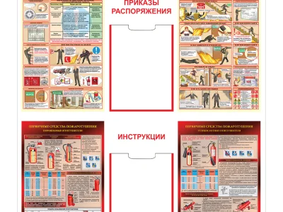 Стенд Пожарная безопасность