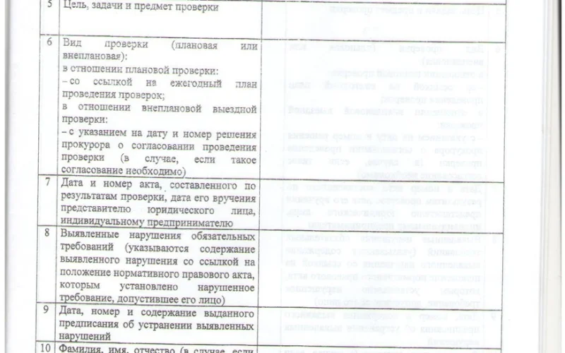 Журнал учета проверок юридического лица, индивидуального предпринимателя, проводимых органами государственного контроля (надзора), органами муниципального контроля - Фото 2