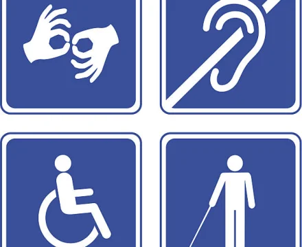 Знаки для людей с ограниченными возможностями